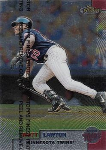 #44 Matt Lawton - Minnesota Twins - 1999 Finest Baseball