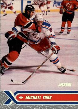 #44 Mike York - New York Rangers - 2000-01 Stadium Club Hockey