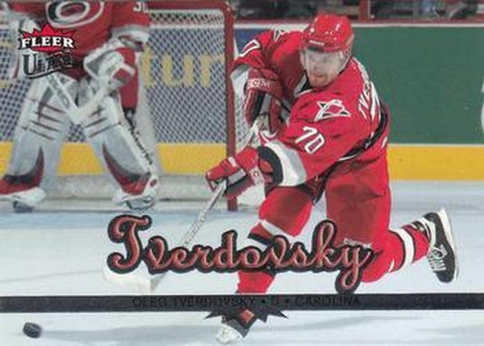 #44 Oleg Tverdovsky - Carolina Hurricanes - 2005-06 Ultra Hockey