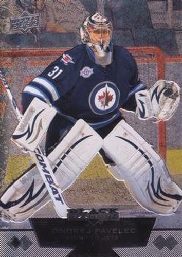 #44 Ondrej Pavelec - Winnipeg Jets - 2012-13 Upper Deck Black Diamond Hockey
