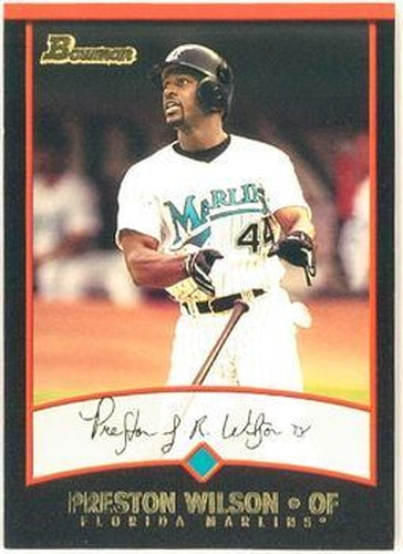 #44 Preston Wilson - Florida Marlins - 2001 Bowman Baseball