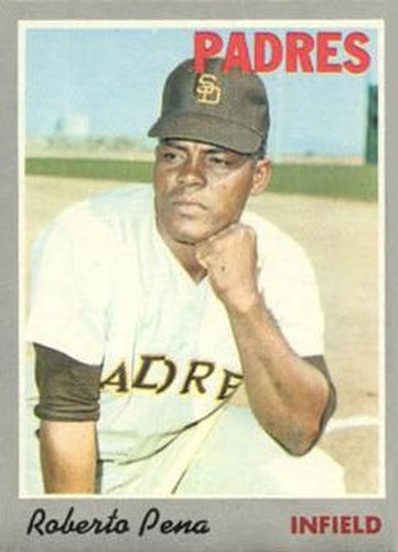 #44 Roberto Pena - San Diego Padres - 1970 Topps Baseball