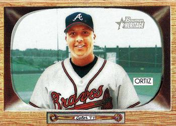 #44 Russ Ortiz - Atlanta Braves - 2004 Bowman Heritage Baseball