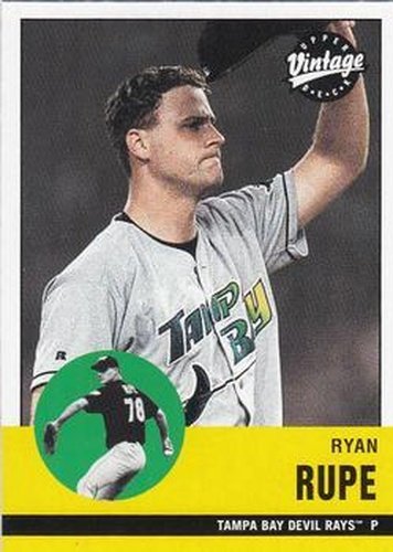 #44 Ryan Rupe - Tampa Bay Devil Rays - 2001 Upper Deck Vintage Baseball