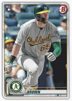 #44 Seth Brown - Oakland Athletics - 2020 Bowman Baseball
