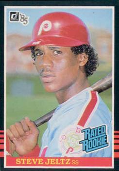 #44 Steve Jeltz - Philadelphia Phillies - 1985 Donruss Baseball