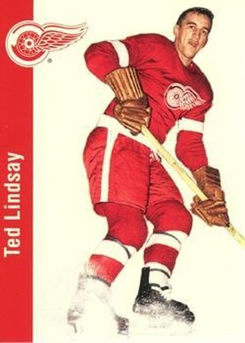 #44 Ted Lindsay - Detroit Red Wings - 1994 Parkhurst Missing Link 1956-57 Hockey