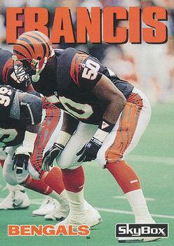 #44 James Francis - Cincinnati Bengals - 1992 SkyBox Impact Football