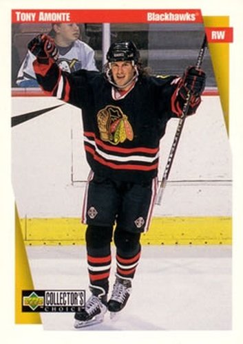 #44 Tony Amonte - Chicago Blackhawks - 1997-98 Collector's Choice Hockey