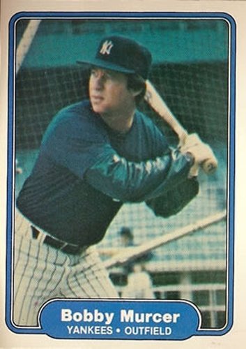 #44 Bobby Murcer - New York Yankees - 1982 Fleer Baseball