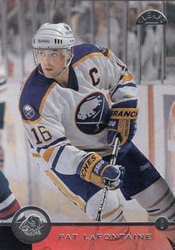 #44 Pat LaFontaine - Buffalo Sabres - 1996-97 Leaf Hockey