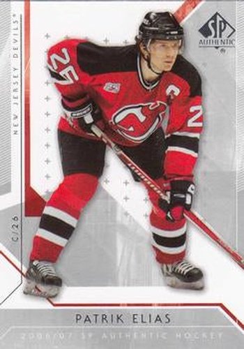 #44 Patrik Elias - New Jersey Devils - 2006-07 SP Authentic Hockey