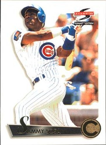 #44 Sammy Sosa - Chicago Cubs - 1995 Summit Baseball
