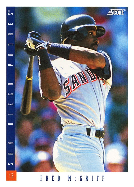 #44 Fred McGriff - San Diego Padres - 1993 Score Baseball
