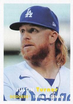 #44 Justin Turner - Los Angeles Dodgers - 2021 Topps Archives Baseball