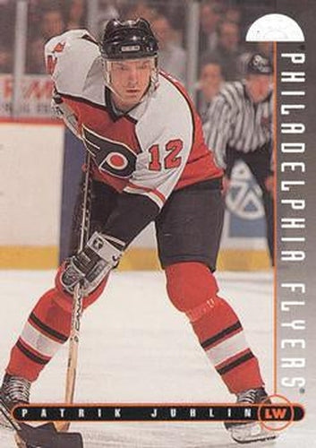 #44 Patrik Juhlin - Philadelphia Flyers - 1995-96 Leaf Hockey