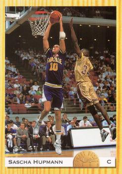 #44 Sascha Hupmann - Evansville Purple Aces - 1993 Classic Draft Picks Basketball