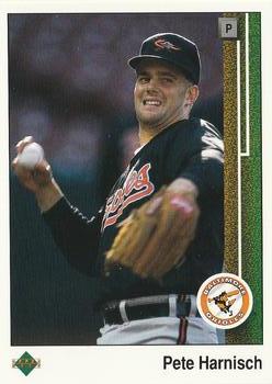#744 Pete Harnisch - Baltimore Orioles - 1989 Upper Deck Baseball