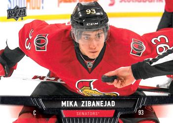 #44 Mika Zibanejad - Ottawa Senators - 2013-14 Upper Deck Hockey