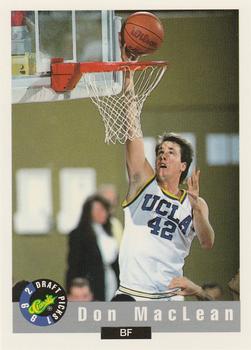 #44 Don MacLean - UCLA Bruins - 1992 Classic Draft Basketball