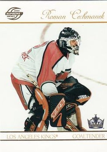 #44 Roman Cechmanek - Los Angeles Kings - 2003-04 Pacific Supreme Hockey