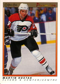 #44 Martin Hostak - Philadelphia Flyers - 1990-91 O-Pee-Chee Premier Hockey