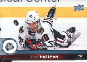 #44 Ryan Hartman - Chicago Blackhawks - 2017-18 Upper Deck Hockey