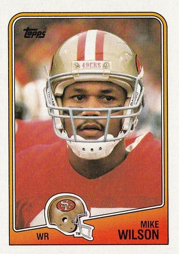 #44 Mike Wilson - San Francisco 49ers - 1988 Topps Football