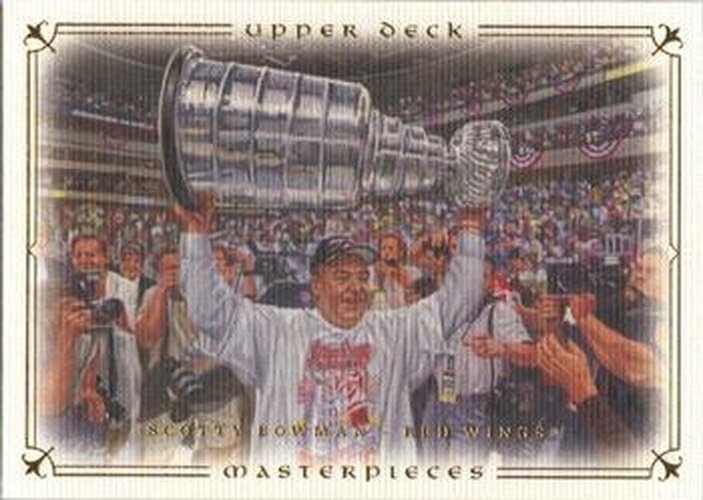 #44 Scotty Bowman - Detroit Red Wings - 2008-09 Upper Deck Masterpieces Hockey