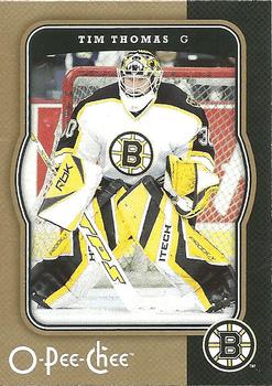 #44 Tim Thomas - Boston Bruins - 2007-08 O-Pee-Chee Hockey