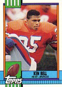 #44 Ken Bell - Denver Broncos - 1990 Topps Football