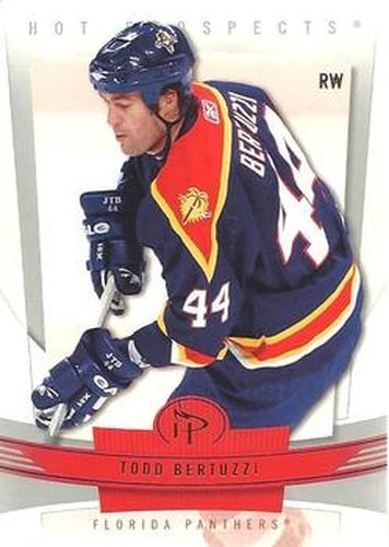 #44 Todd Bertuzzi - Florida Panthers - 2006-07 Fleer Hot Prospects Hockey