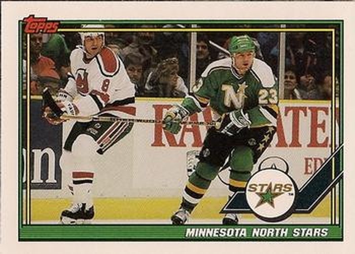 #44 Minnesota North Stars - Minnesota North Stars - 1991-92 Topps Hockey