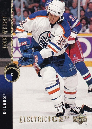#44 Doug Weight - Edmonton Oilers - 1994-95 Upper Deck Hockey - Electric Ice
