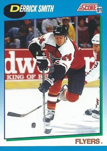 #444 Derrick Smith - Philadelphia Flyers - 1991-92 Score Canadian Hockey