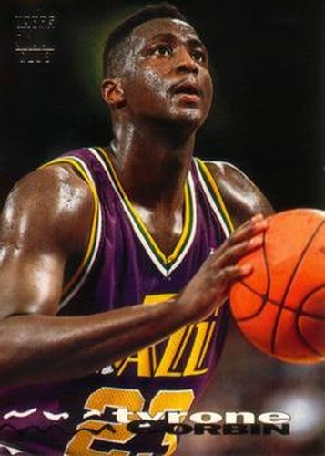 #44 Tyrone Corbin - Utah Jazz - 1993-94 Stadium Club Basketball