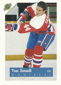 #44 Yves Sarault - Montreal Canadiens - 1991 Ultimate Draft Hockey