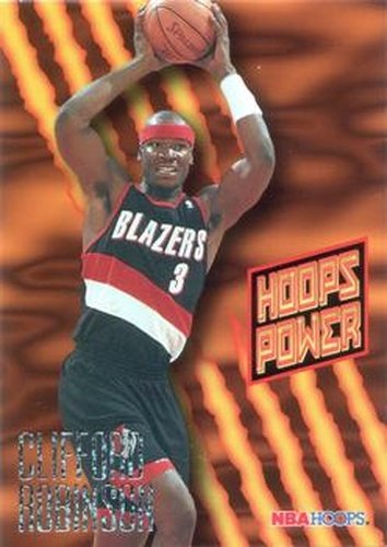 #PR-44 Clifford Robinson - Portland Trail Blazers - 1994-95 Hoops Basketball - Power Ratings