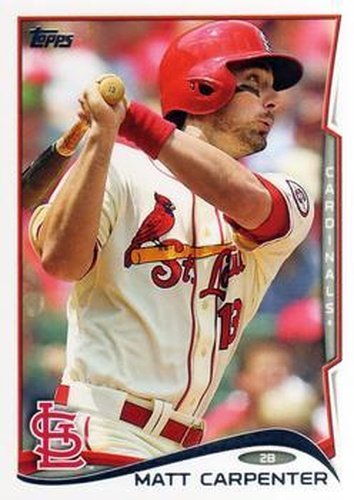 #44a Matt Carpenter - St. Louis Cardinals - 2014 Topps Baseball