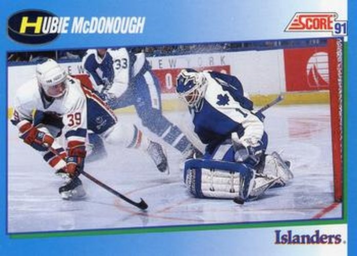 #450 Hubie McDonough - New York Islanders - 1991-92 Score Canadian Hockey