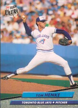 #450 Tom Henke - Toronto Blue Jays - 1992 Ultra Baseball