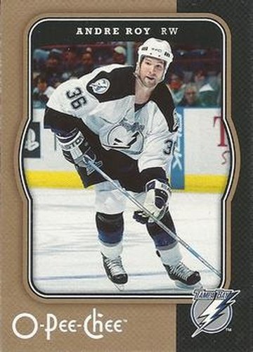 #450 Andre Roy - Tampa Bay Lightning - 2007-08 O-Pee-Chee Hockey