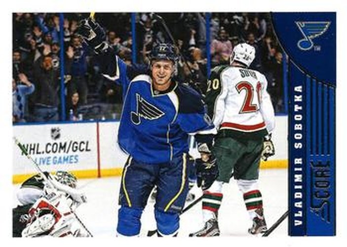 #450 Vladimir Sobotka - St. Louis Blues - 2013-14 Score Hockey