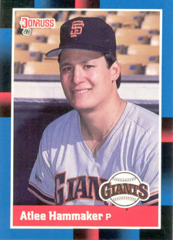 #450 Atlee Hammaker - San Francisco Giants - 1988 Donruss Baseball