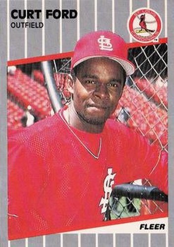 #450 Curt Ford - St. Louis Cardinals - 1989 Fleer Baseball