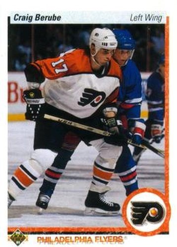 #450 Craig Berube - Philadelphia Flyers - 1990-91 Upper Deck Hockey