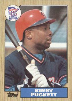 #450 Kirby Puckett - Minnesota Twins - 1987 Topps Baseball