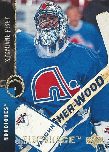 #450 Stephane Fiset - Quebec Nordiques - 1994-95 Upper Deck Hockey - Electric Ice