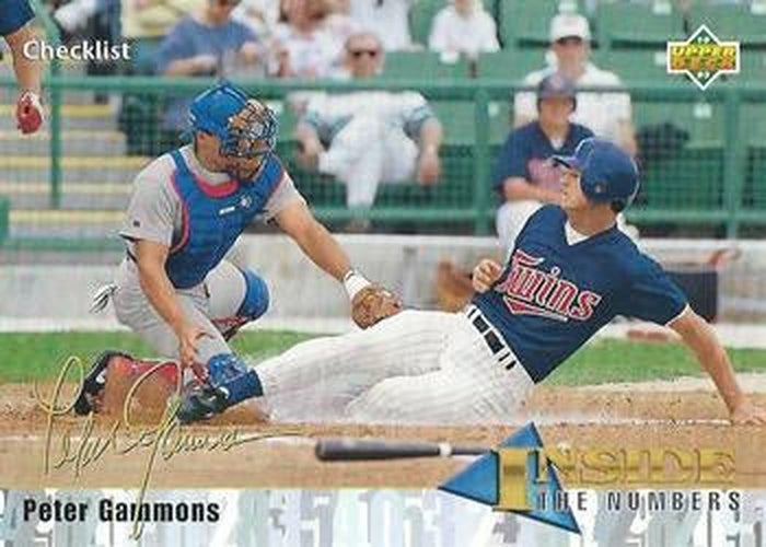 #450 Inside the Numbers Checklist - Texas Rangers / Minnesota Twins - 1993 Upper Deck Baseball