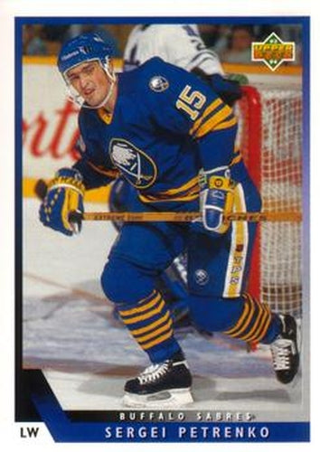 #450 Sergei Petrenko - Buffalo Sabres - 1993-94 Upper Deck Hockey